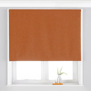 Twilight Roller 153x162cm Burnt Orange - Canwell Interiors Limited - Riva Curtains and Blinds