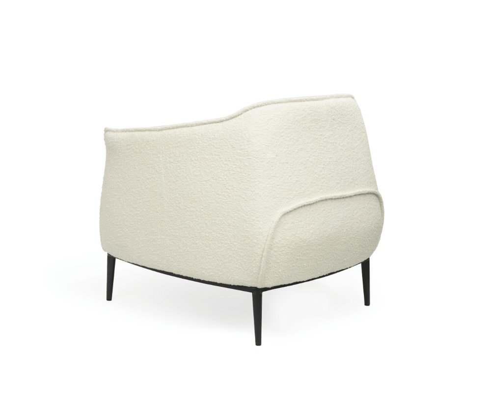 Tyrone Lounge Chair - Chex Bouclé Polar - XShowhome Limited - Tommy Franks