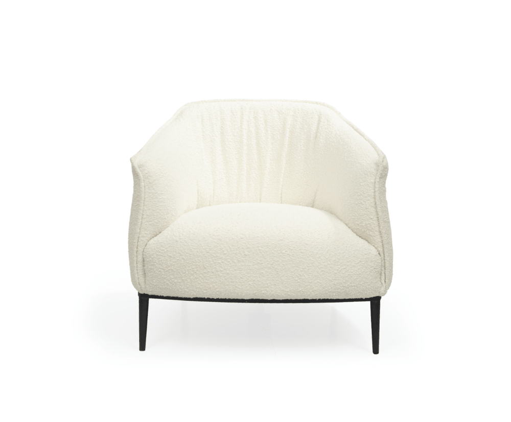 Tyrone Lounge Chair - Chex Bouclé Polar - XShowhome Limited - Tommy Franks