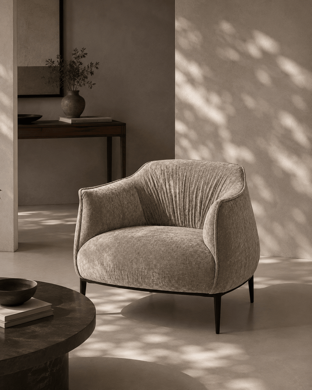 Tyrone Lounge Chair - Gisele Olive - XShowhome Limited - Tommy Franks