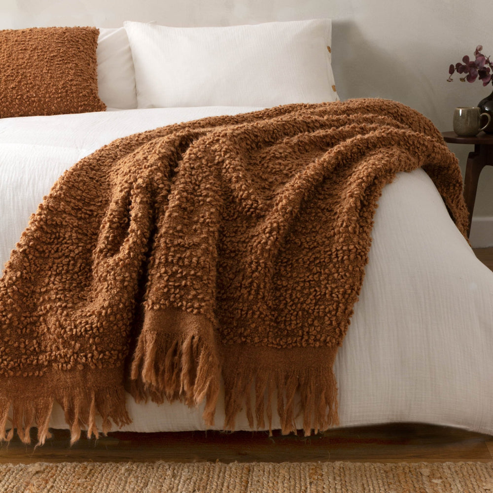 Ulsmere 130x180 Throw Ginger - Canwell Interiors Limited - Riva