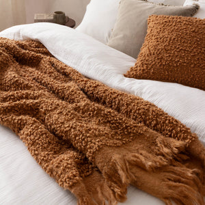 Ulsmere 45x45 Feather Filled Cushion Ginger - Canwell Interiors Limited - Riva