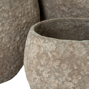 Umber Pot Belly Set of 3 Planters - Canwell Interiors Limited - Hills
