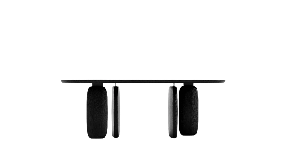 Underline 210 Dining Table - Black Oak - XShowhome Limited - Tommy Franks
