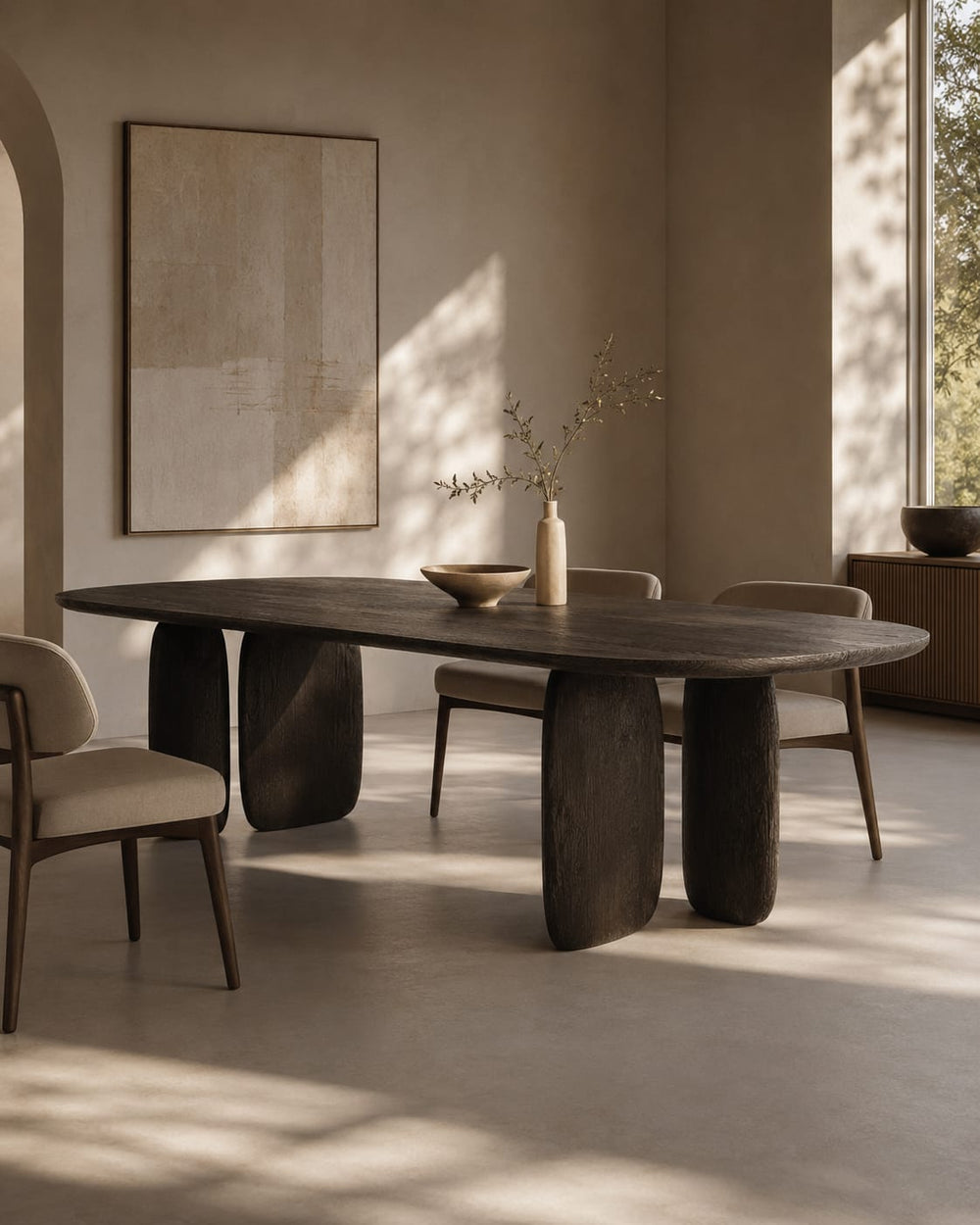 Underline 240 Dining Table - Black Oak - XShowhome Limited - Tommy Franks
