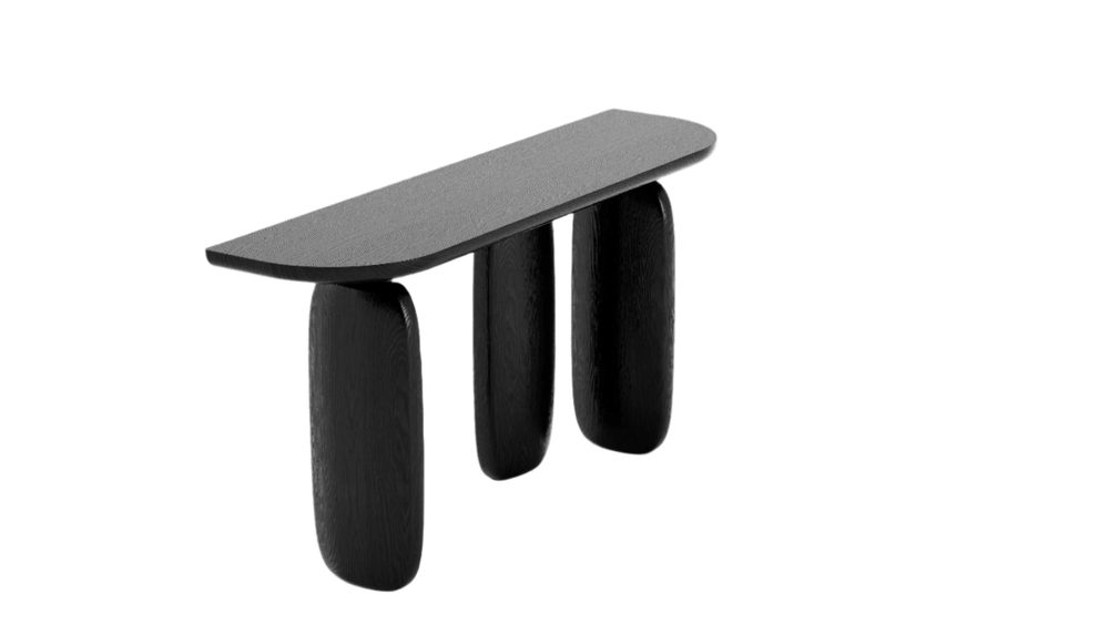 Underline Console Table - Black Oak - XShowhome Limited - Tommy Franks
