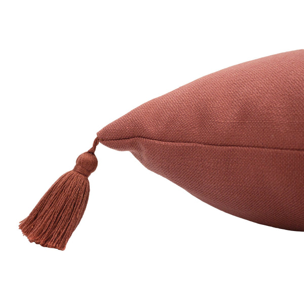 Uno Face 45x45 Feather Filled Cushion Red Clay - Canwell Interiors Limited - Riva