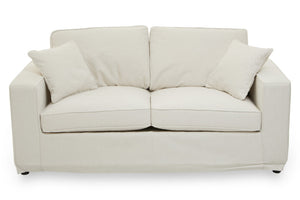 Valensole 2 Seat Cream Fabric Sofa - Canwell Interiors Limited - Xshowhome