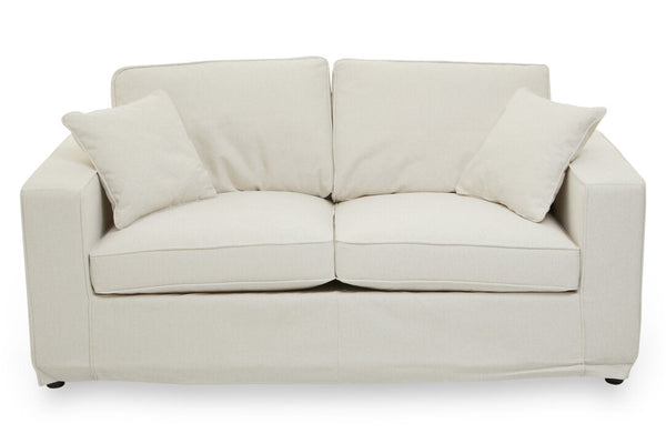Valensole 2 Seat Cream Fabric Sofa - Canwell Interiors Limited - Xshowhome