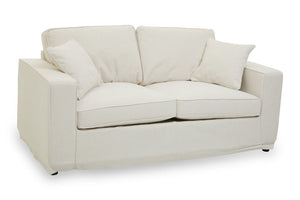 Valensole 2 Seat Cream Fabric Sofa - Canwell Interiors Limited - Xshowhome
