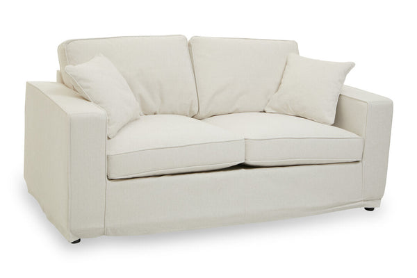 Valensole 2 Seat Cream Fabric Sofa - Canwell Interiors Limited - Xshowhome