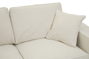Valensole 2 Seat Cream Fabric Sofa - XShowhome Limited - Xshowhome