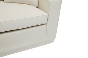 Valensole 3 Seat Cream Fabric Sofa - Canwell Interiors Limited - Xshowhome