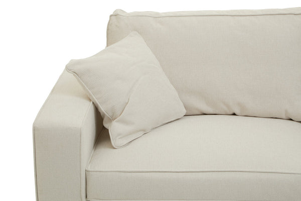Valensole 3 Seat Cream Fabric Sofa - Canwell Interiors Limited - Xshowhome