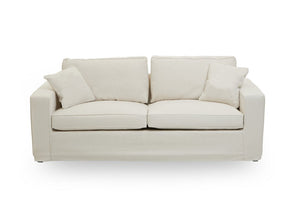 Valensole 3 Seat Cream Fabric Sofa - Canwell Interiors Limited - Xshowhome