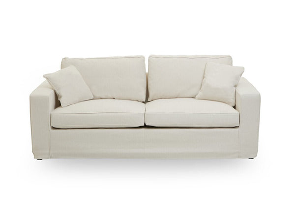Valensole 3 Seat Cream Fabric Sofa - Canwell Interiors Limited - Xshowhome