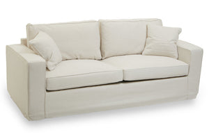 Valensole 3 Seat Cream Fabric Sofa - Canwell Interiors Limited - Xshowhome