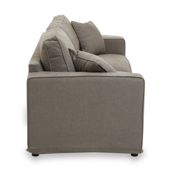 Valensole 3 Seat Grey Fabric Sofa - Canwell Interiors Limited - Xshowhome