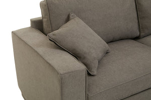 Valensole 3 Seat Grey Fabric Sofa - Canwell Interiors Limited - Xshowhome