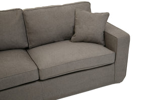 Valensole 3 Seat Grey Fabric Sofa - Canwell Interiors Limited - Xshowhome