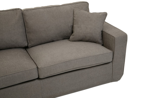 Valensole 3 Seat Grey Fabric Sofa - Canwell Interiors Limited - Xshowhome
