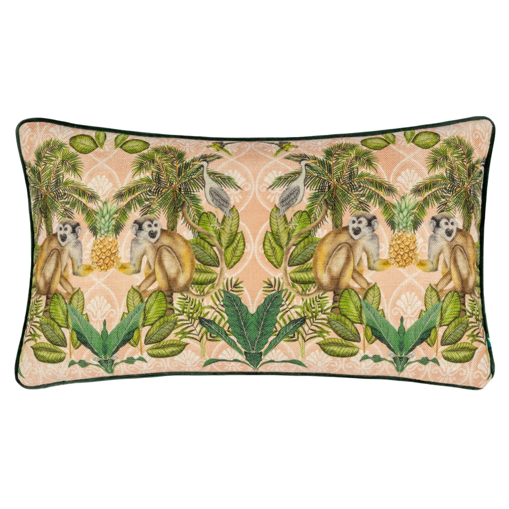Valera Korba Monkey 30x50 Feather Filled Cushion Multi - Canwell Interiors Limited - Riva