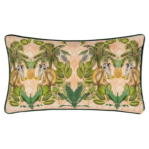Valera Korba Monkey 30x50 Feather Filled Cushion Multi - Canwell Interiors Limited - Riva