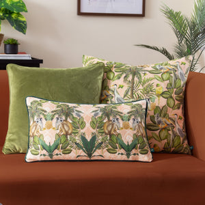 Valera Korba Monkey 30x50 Feather Filled Cushion Multi - Canwell Interiors Limited - Riva