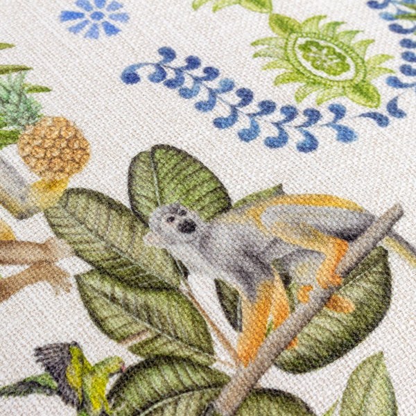 Valera Lagos Monkey 43x43 Feather Filled Cushion Multi - Canwell Interiors Limited - Riva