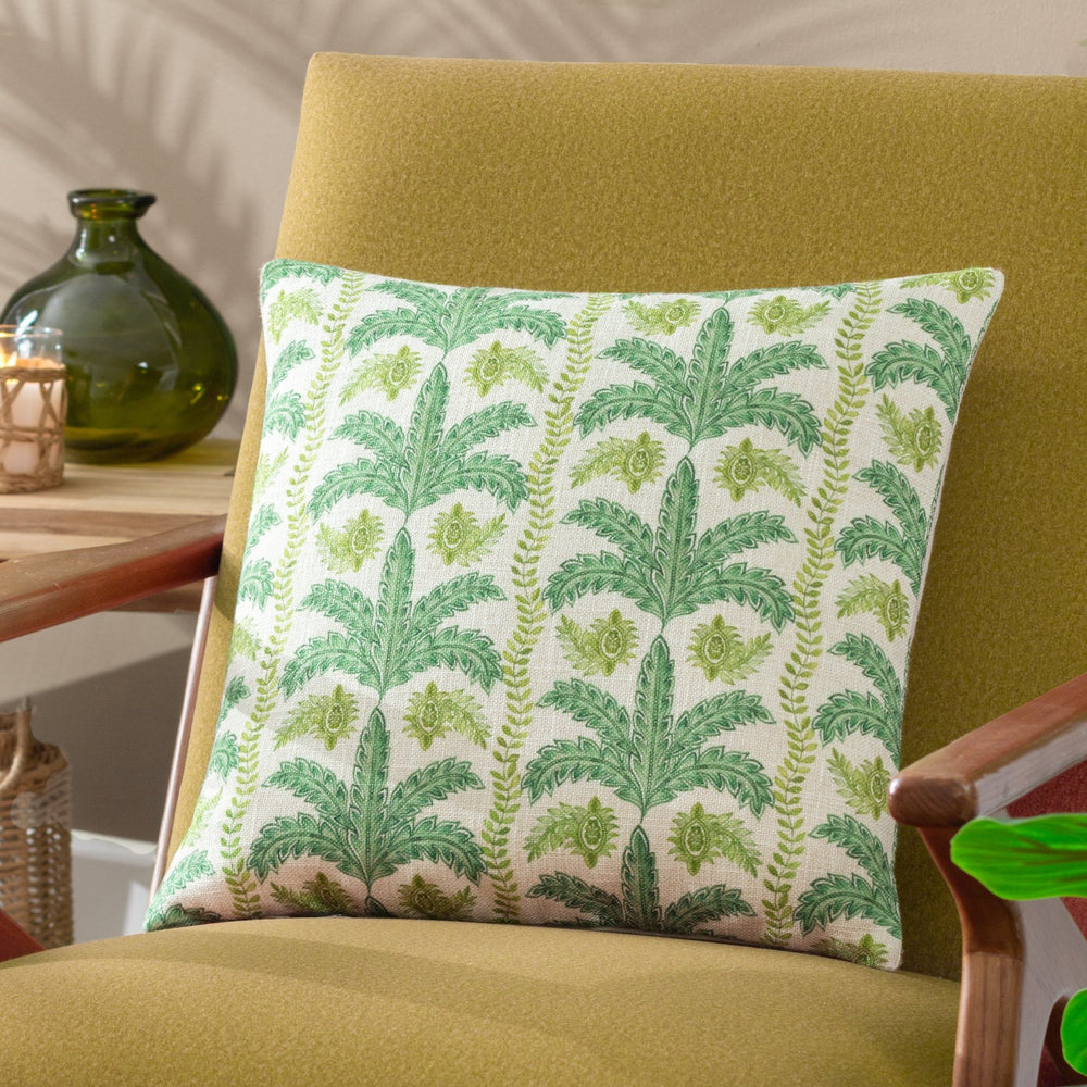 Valera Patera Palm 43x43 Feather Filled Cushion Multi - Canwell Interiors Limited - Riva