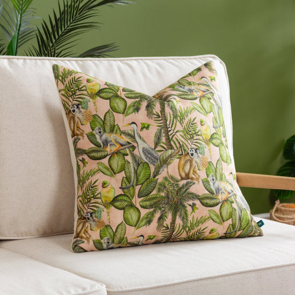 Valera Tomai Jungle 50x50 Feather Filled Cushion Multi - Canwell Interiors Limited - Riva