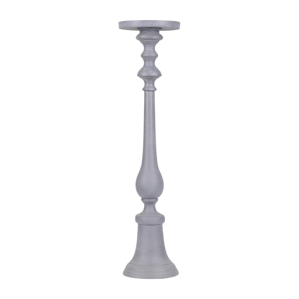 Van Dyk Grey Stonewash Pillar Holder Large - XShowhome Limited - Libra