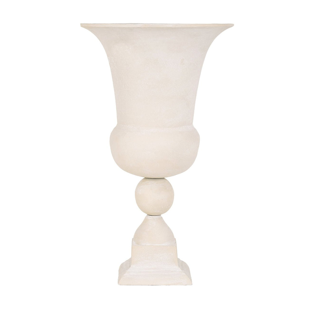 Van Dyk Tall Putty Stonewash Urn Medium - XShowhome Limited - Libra