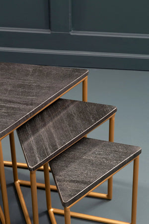 Varana Nest Of Three Triangular Tables - XShowhome Limited - Xshowhome