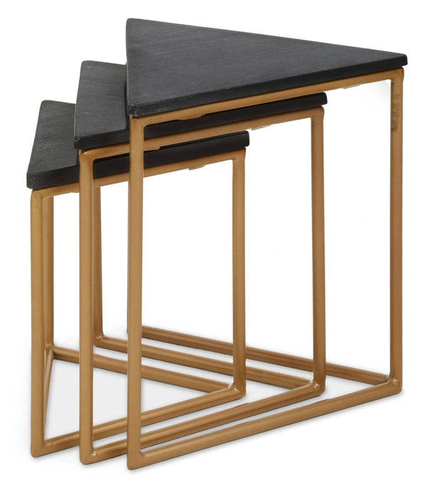 Varana Nest Of Three Triangular Tables - XShowhome Limited - Xshowhome
