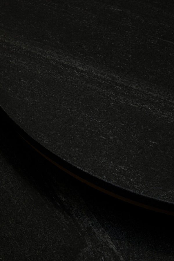 Varana Nest Of Two Black Marble Top Round Tables - Canwell Interiors Limited - Xshowhome