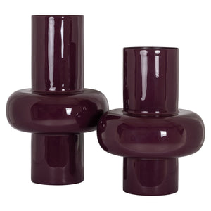 Vase Ashlyn Burgundy Large - XShowhome Limited - Richmond