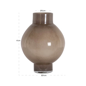 Vase Celina taupe large - Canwell Interiors Limited - Richmond
