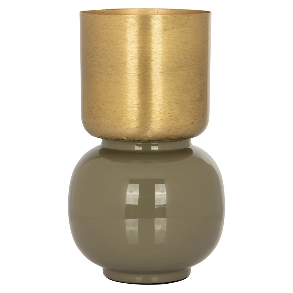 Vase Clover brushed gold - Canwell Interiors Limited - Richmond
