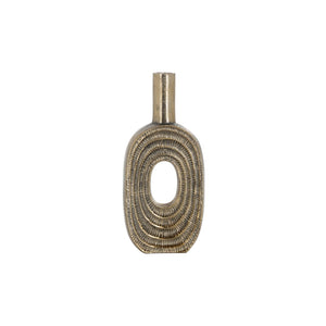Vase Emar brushed gold small - Canwell Interiors Limited - Richmond
