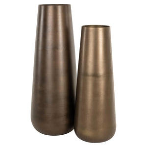 Vase Kenza brass antique large - Canwell Interiors Limited - Richmond