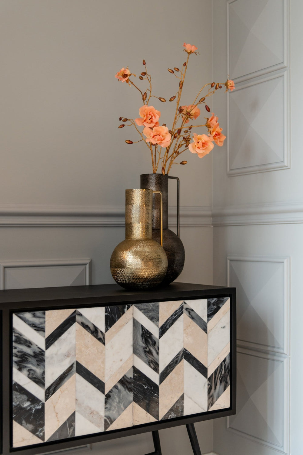 Vase Leia Small Gold (gold) - Canwell Interiors Limited - Richmond