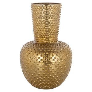 Vase Nola gold - Canwell Interiors Limited - Richmond