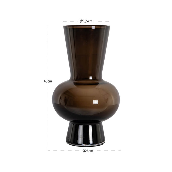 Vase Zaya brown - Canwell Interiors Limited - Richmond