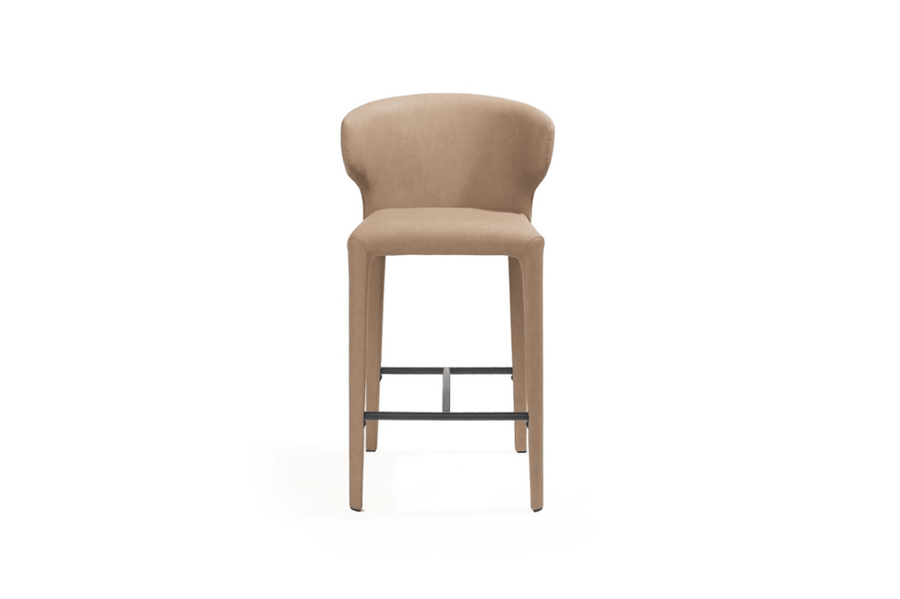Vela Counter Stool - Vintage Eco Pelle Cognac - XShowhome Limited - Tommy Franks