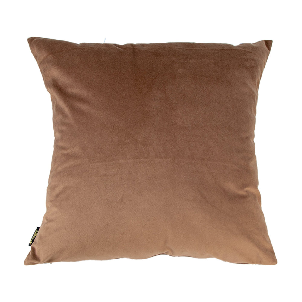 Velv Cushion with Bow Taupe 45x45 - Canwell Interiors Limited - Malini