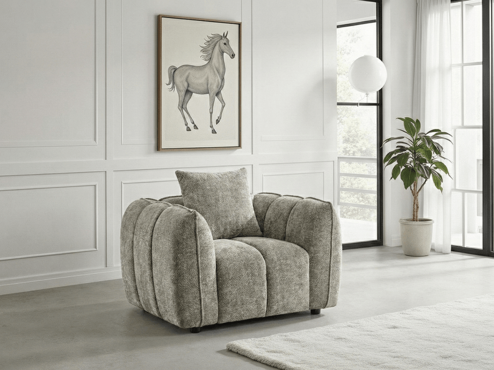 Venice Sofa Mocha Armchair - XShowhome Limited - Xshowhome