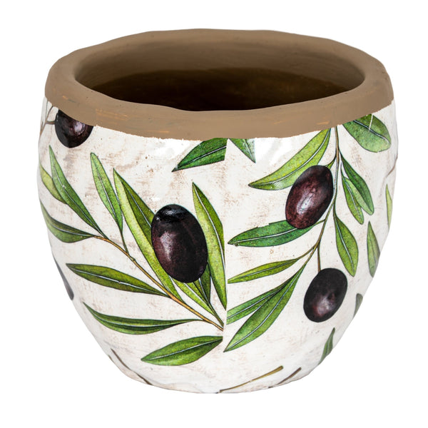 Verdal Olive Medium Planter - Canwell Interiors Limited - Hills