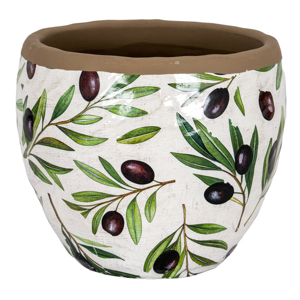 Verdal Olive Medium Planter - Canwell Interiors Limited - Hills