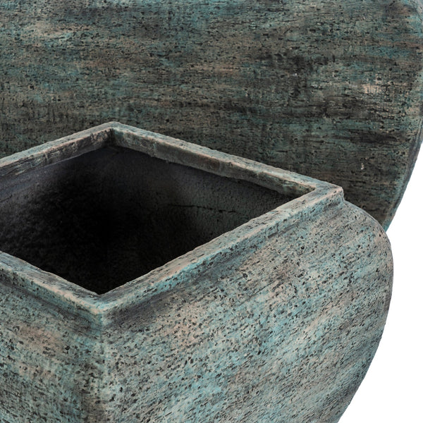 Verdan Square Drum Set of 2 Planters - Canwell Interiors Limited - Hills
